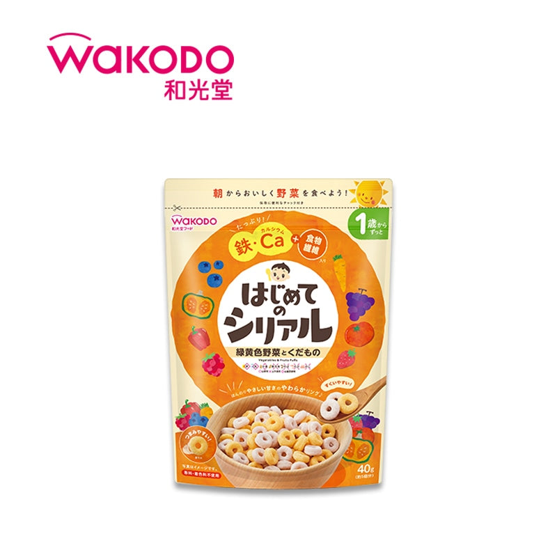 WAKODO My First Cereal Vegetables & Fruits Puffs