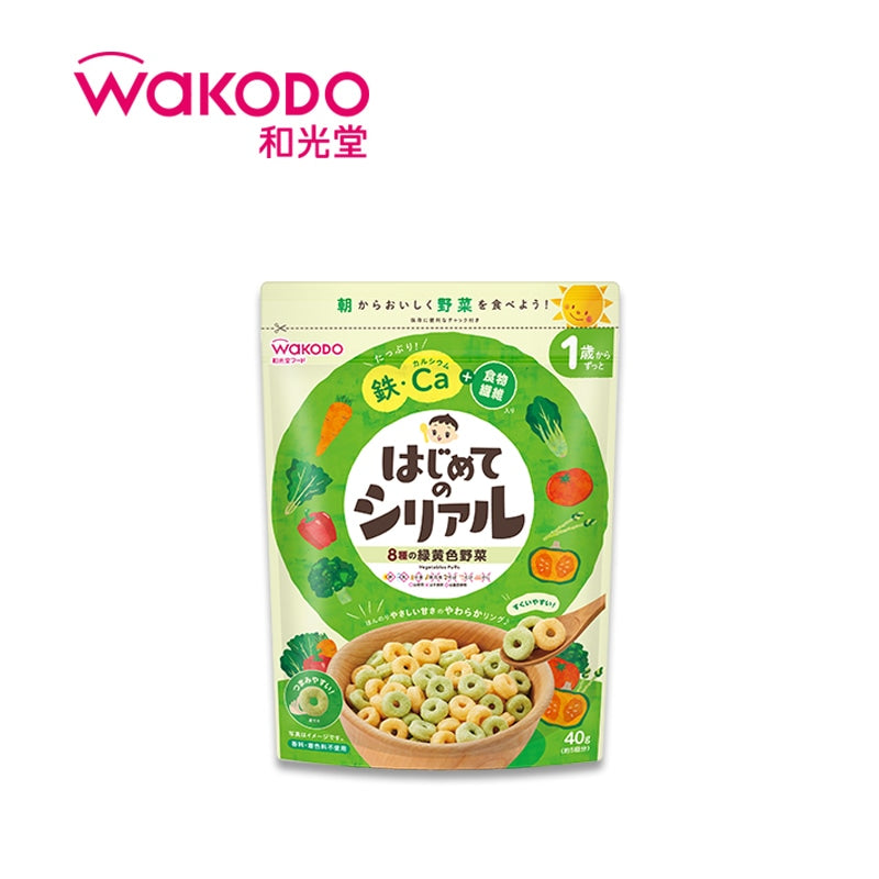 WAKODO My First Cereal 8-Veggie Vegetable Puffs