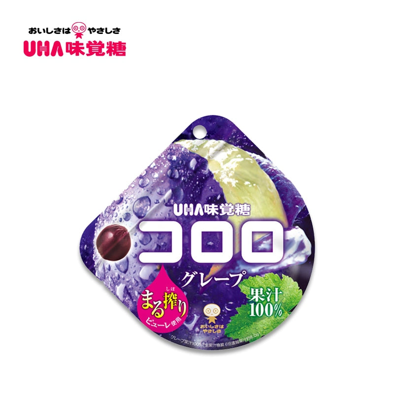 UHA Mikakuto Grape Kororo Gummy