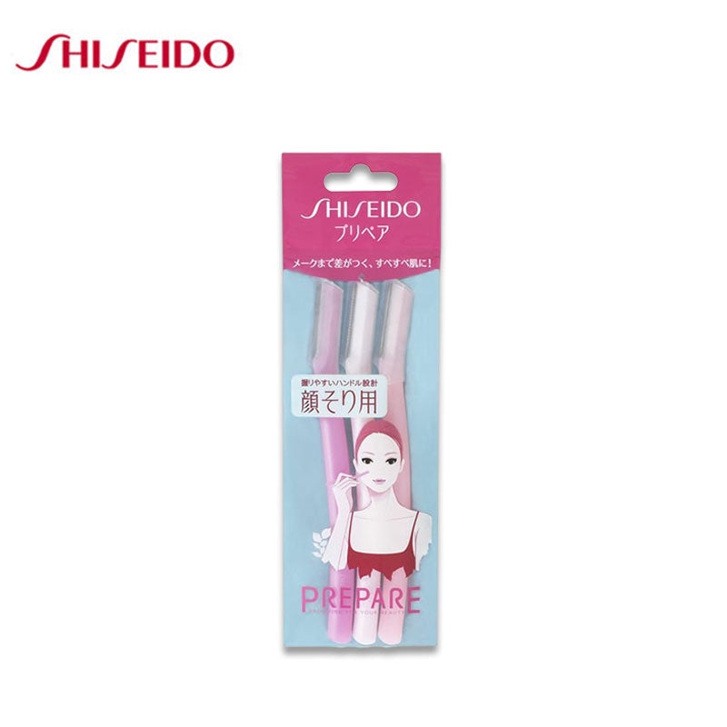 SHISEIDO Fine Today Prepare Facial Razor L 3 Pcs