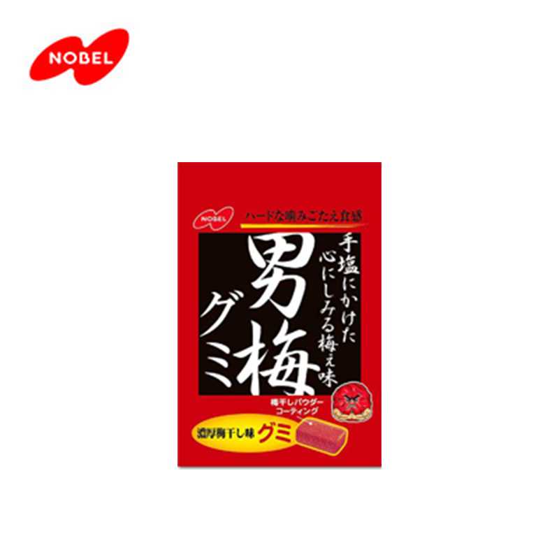 NOBEL Otoko Ume Gummy Candy (Small Pouch)
