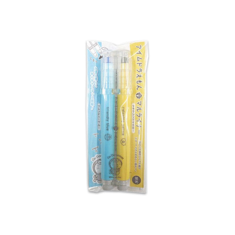 SANRIO I'M Doraemon Circular Highlighters