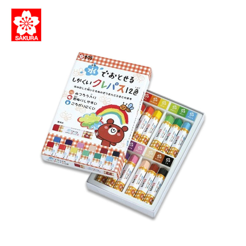 SAKURA Color Products Washable Square Crayon Set