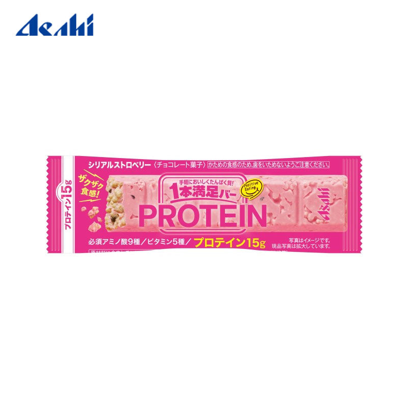 ASAHI Ippon Manzoku Protein Bar (Cereal Strawberry Flavor)
