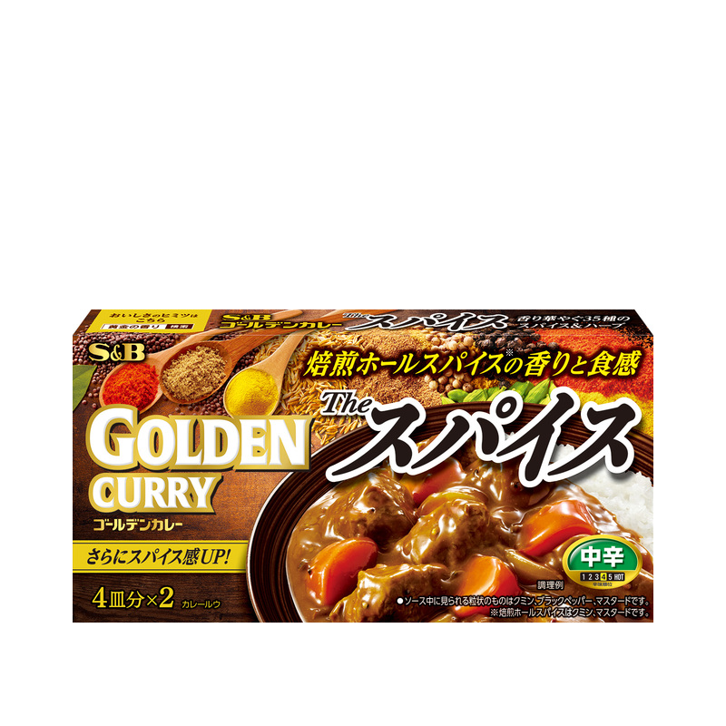 S&B Foods The Spice Medium Golden Curry