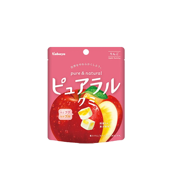 KABAYA Pure & Natural Gummy Candy 42g (Apple)