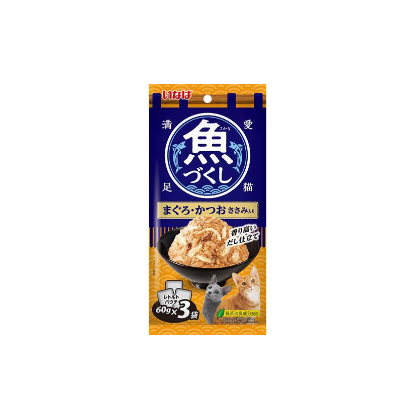 INABA CIAO Maguro, Bonito, and Chicken Cat Treats