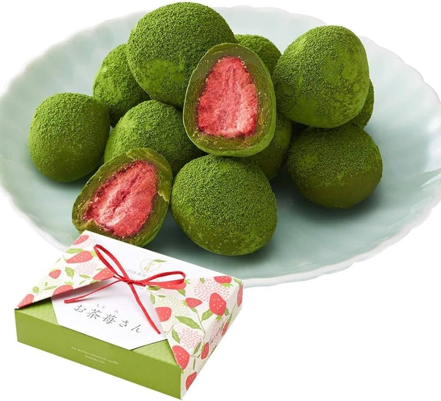 ITO KYUEMON O-Chame-san Uji Matcha Chocolate Covered Strawberries