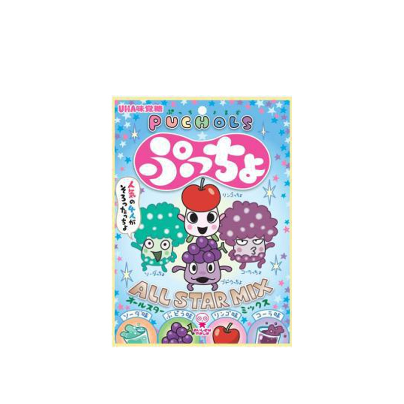 UHA MIKAKUTO Puccho Gummy All Star Mix