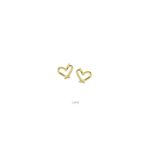 LUPIS Mini Wire Heart Earrings