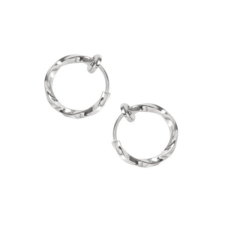 LUPIS Twisted Hoop Earrings