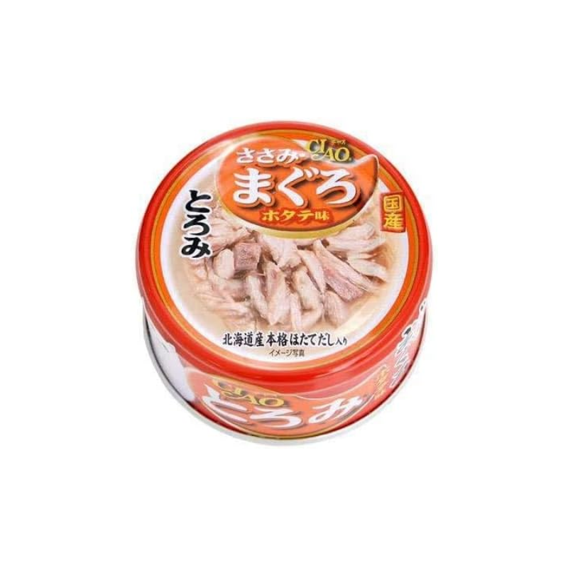 INABA FOODS Toromi Chicken Tuna and Scallop Soup for Cats