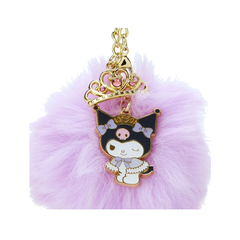 SANRIO Kuromi Tokimeki Tiara Pompom Bag Charm