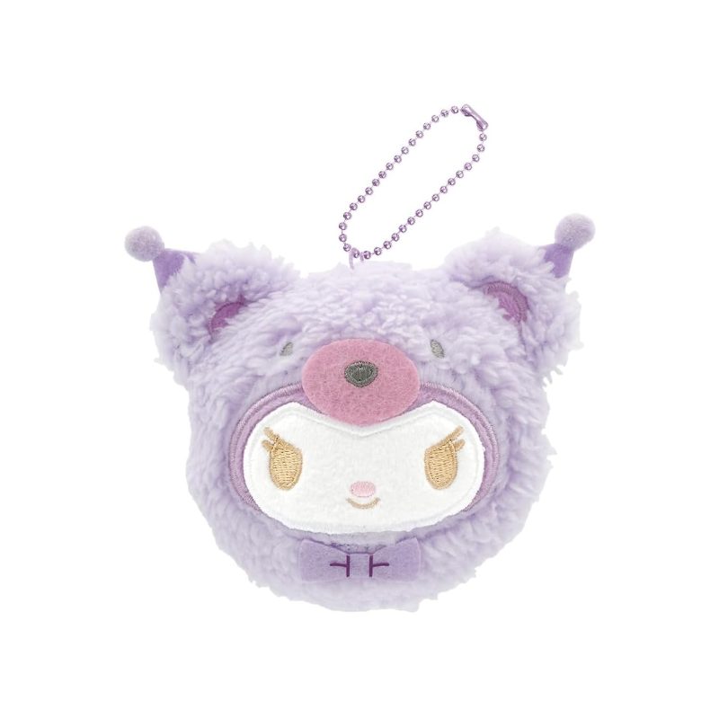SANRIO Nukui's Kuma Latte Kuromi Plush Keychain