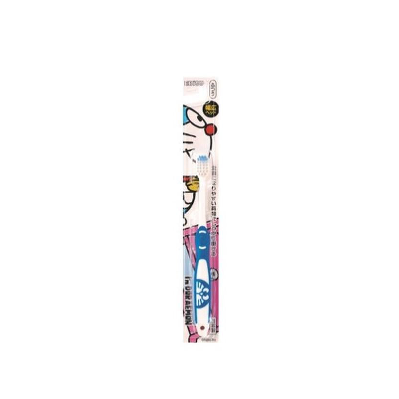 EBISU Doraemon Rubber Head Toothbrush 1 Pack