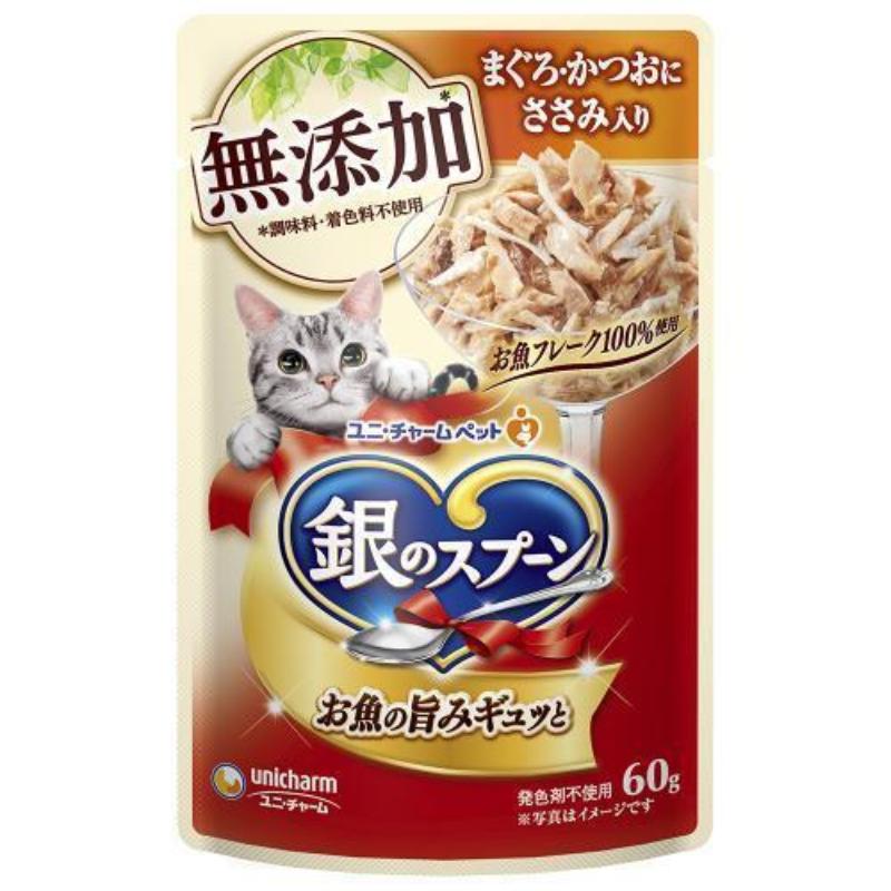 UNICHARM Silver Spoon Three-Star Gourmet Tuna Bonito Chicken Cat Food