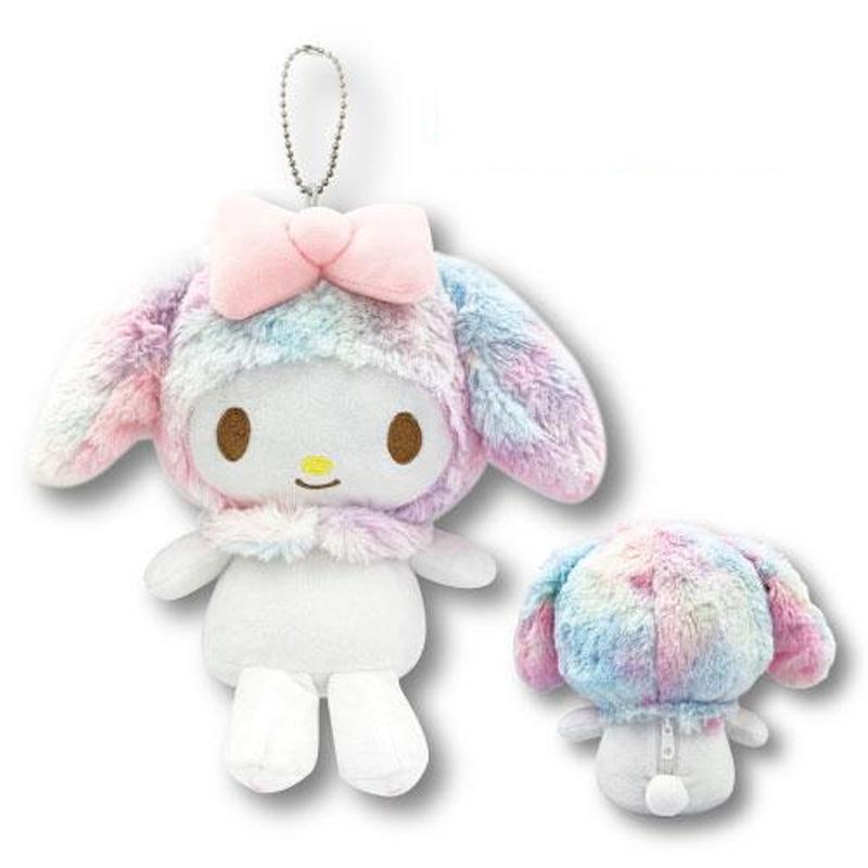 SANRIO Big Pouch Rainbow Series My Melody Plush