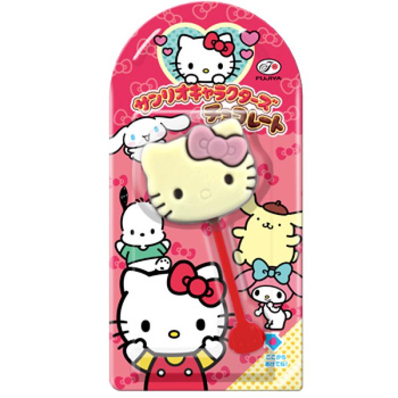 FUJIYA Sanrio Hello Kitty Chocolate Lollipop