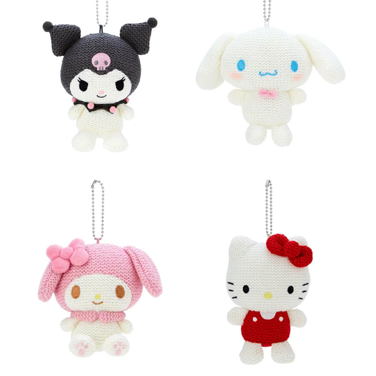 SANRIO Knitted Plush Keychain