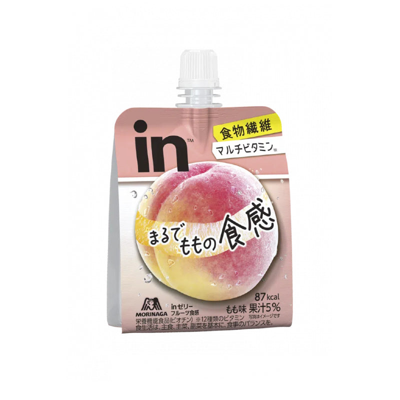 MORINAGA Fiber & Multivitamins in Jelly (Peach Flavor)