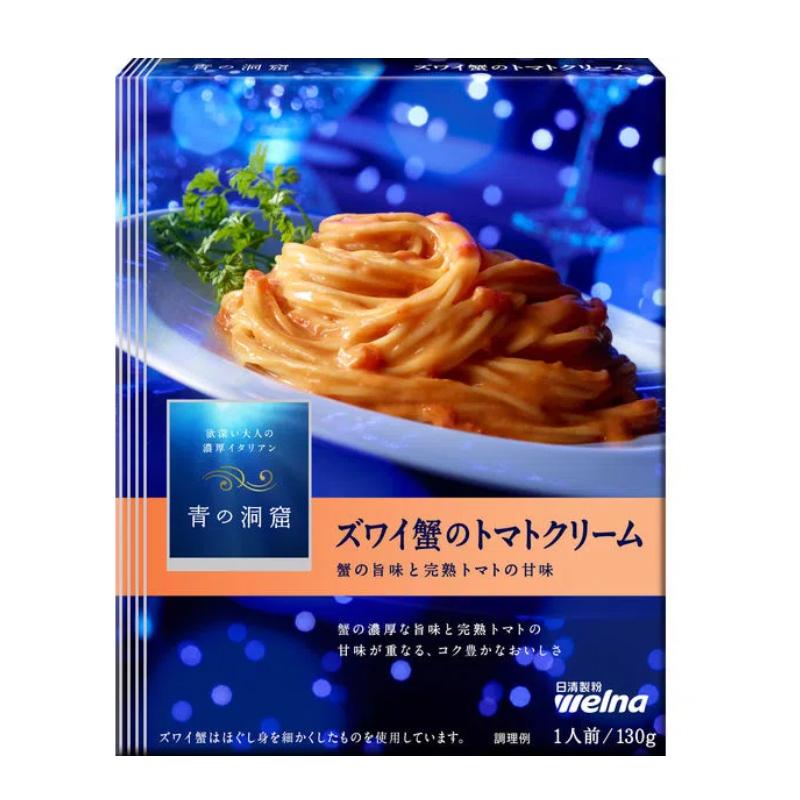NISSIN Welna Ao no Doukutsu Snow Crab Tomato Cream Pasta Sauce