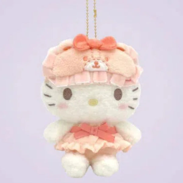 SANRIO Nakayoshi Pajama Plush Keychain