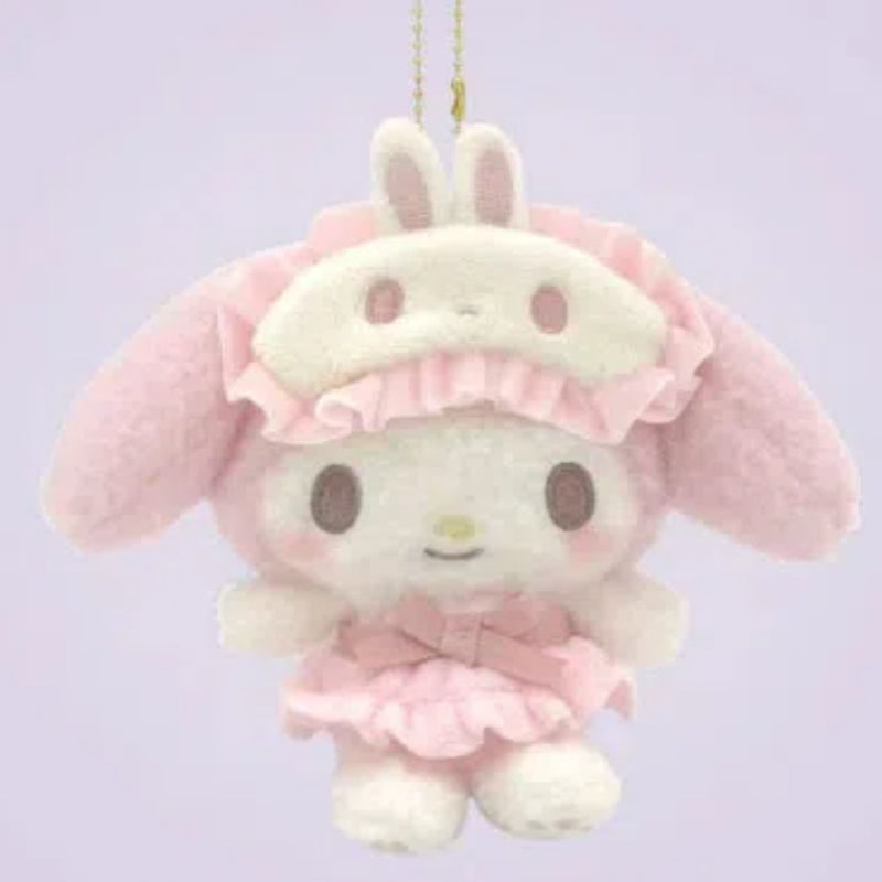 SANRIO Nakayoshi Pajama Plush Keychain