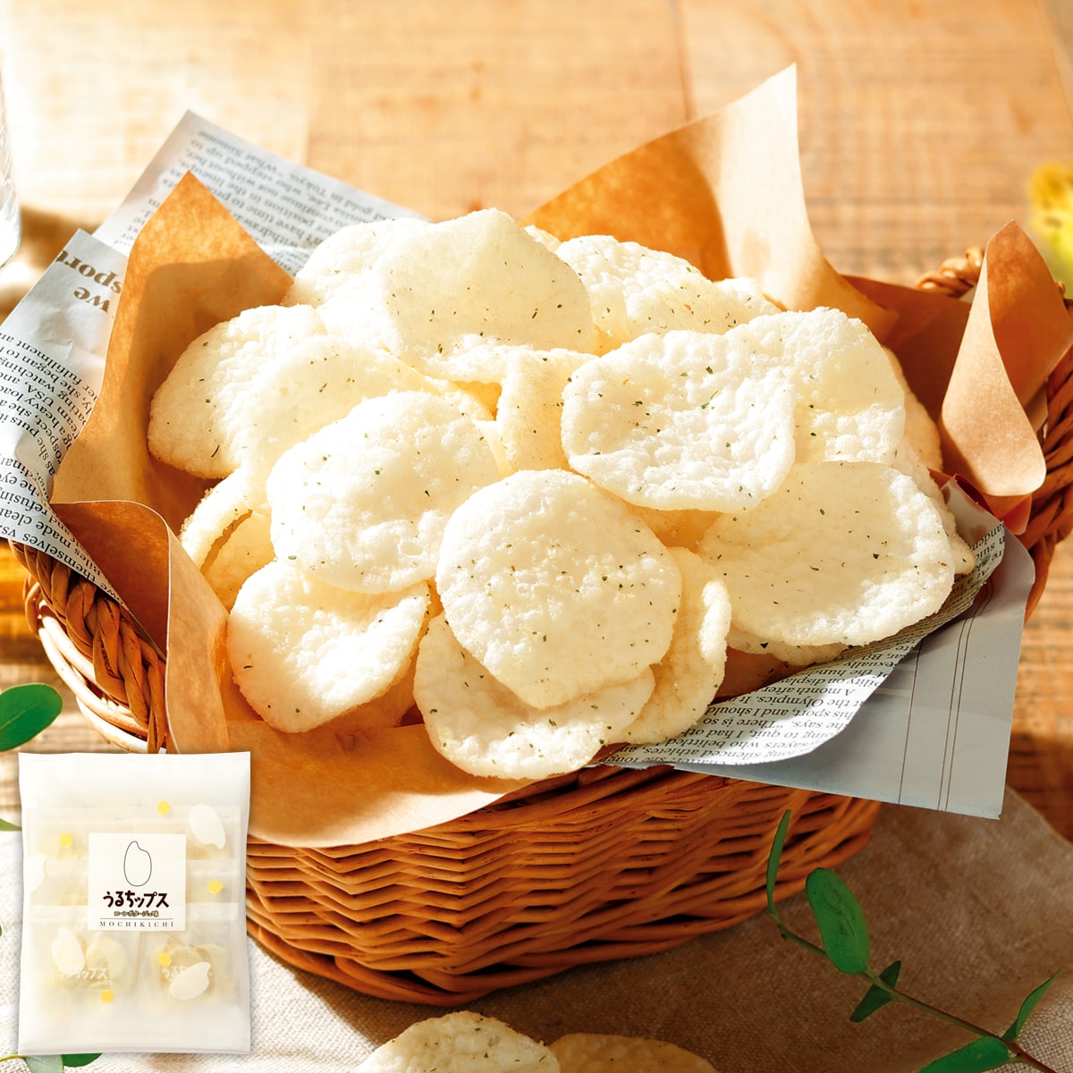MOCHIKICHI Uru Chips (Corn Potage Flavor)
