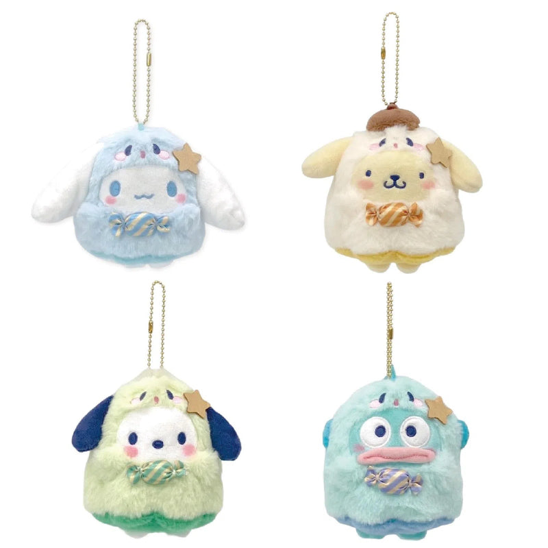 SANRIO Characters Candy Ghost Plush Keychains