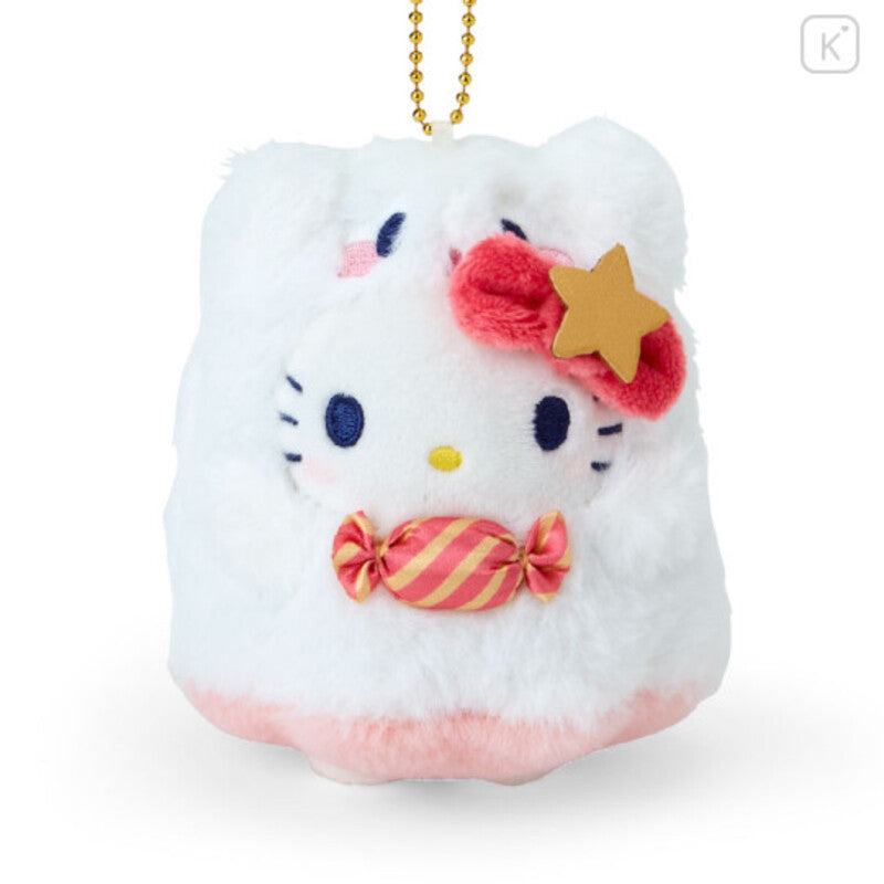 SANRIO Sheet Ghost Plush Keychain Hello Kitty
