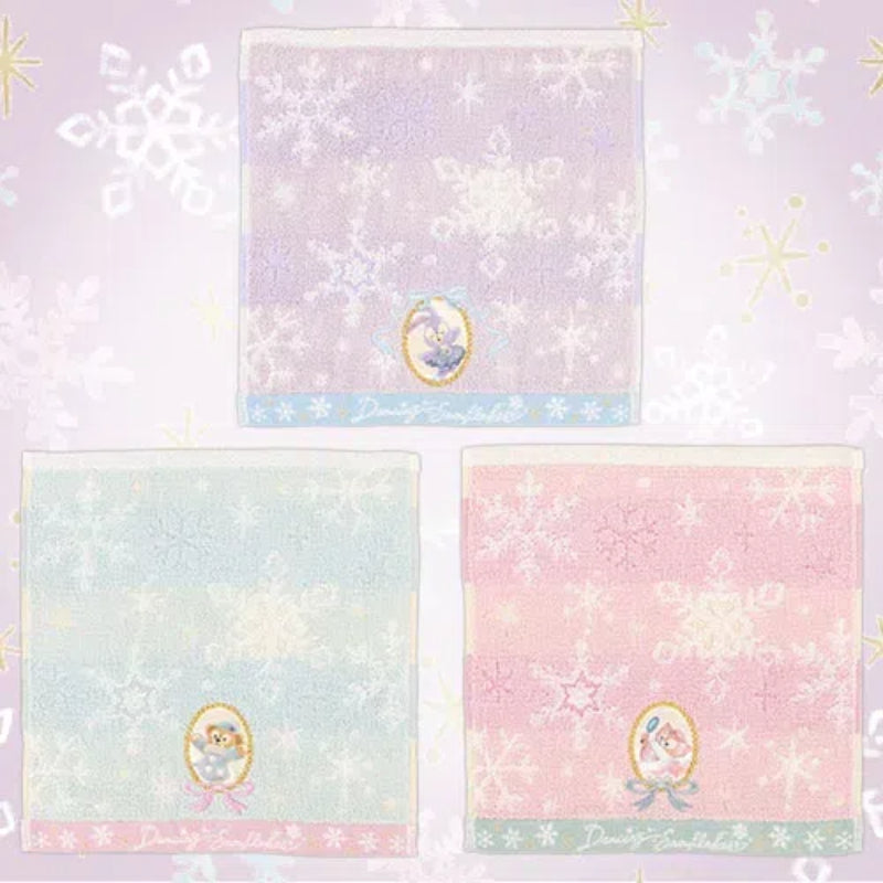 DISNEY Duffy & Friends Dancing Snowflakes Mini Towel Set