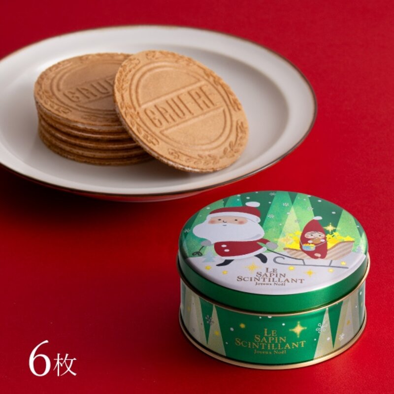 KOBE FUGETSUDO Christmas Gaufre Waffle Cookies