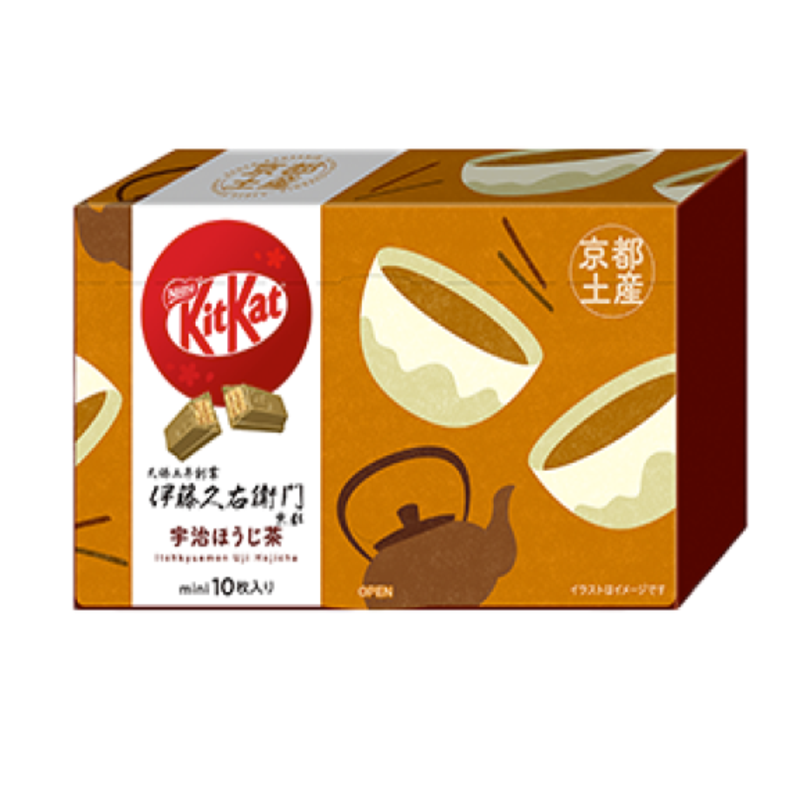 NESTLE ITOHKYUEMON Mini KitKats (Matcha/Hojicha)