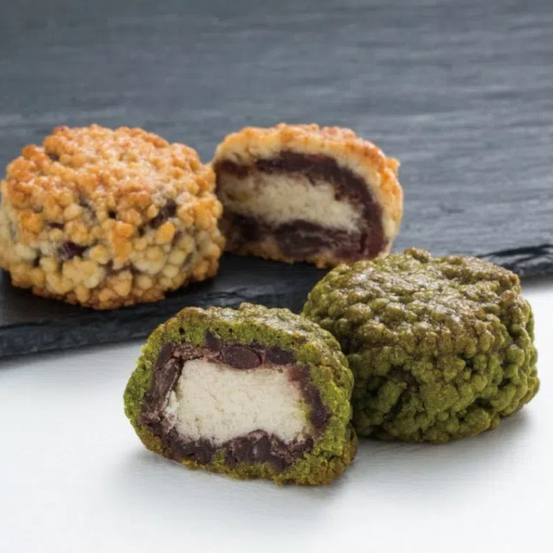 WAKOU Sugitama Soboro Bun (Matcha & Hagi Summer Orange, 6 Pieces)