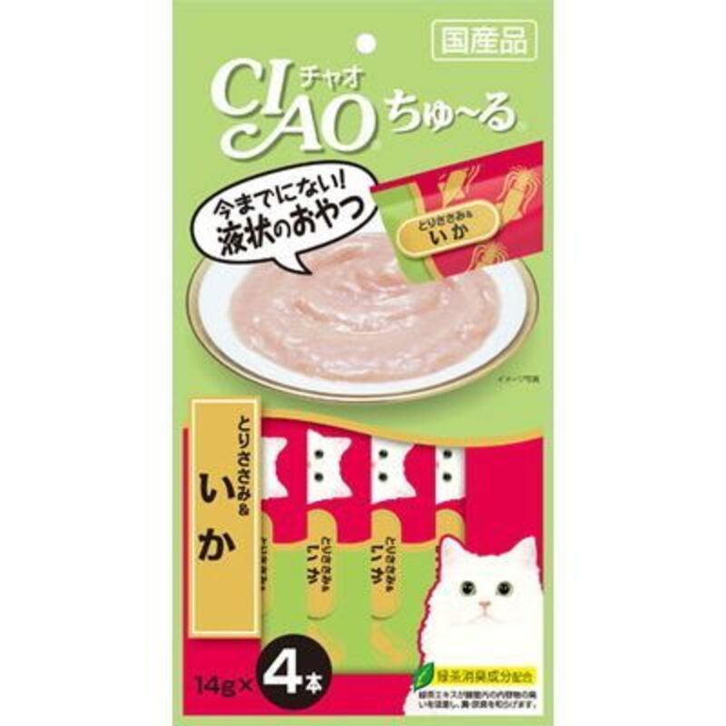 INABA CIAO Churu Cat Treats (Chicken & Sweet Shrimp)