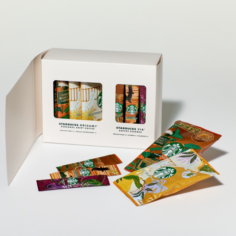 STARBUCKS Via & Starbucks Origami Mini Gift Assortment