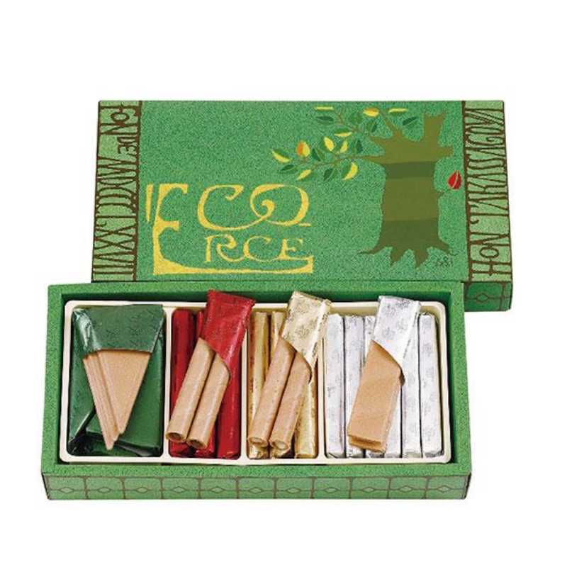 HONTASAGAYA Ecorse Rolled Shortbread & Crepe Gift Box (36 Pieces)