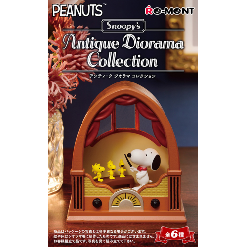 RE-MENT Snoopy's Antique Diorama Collection Blind Box Figurine