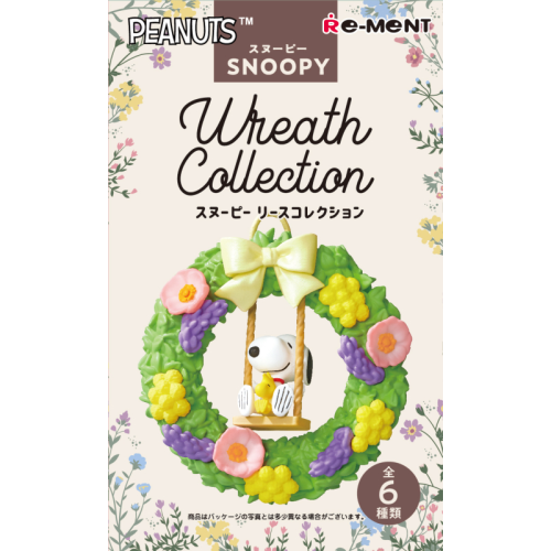 RE-MENT Peanuts Snoopy Wreath Collection Blind Box Figurine