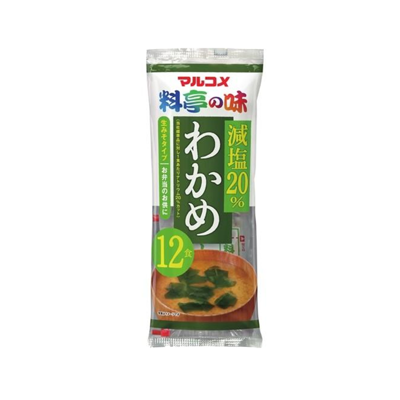 MARUKOME Ryotei no Aji Low Sodium Miso Soup