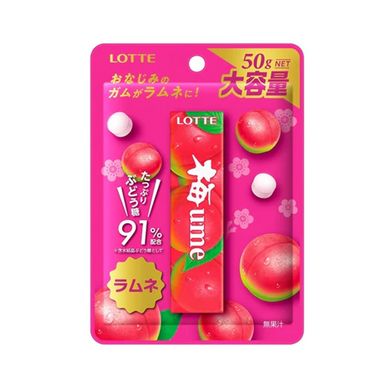 LOTTE Plum Ramune 50g