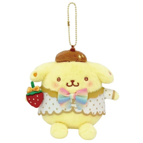 Sanrio Strawberry News 50th Anniversary Plush Keychain