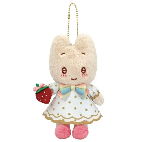 Sanrio Strawberry News 50th Anniversary Plush Keychain