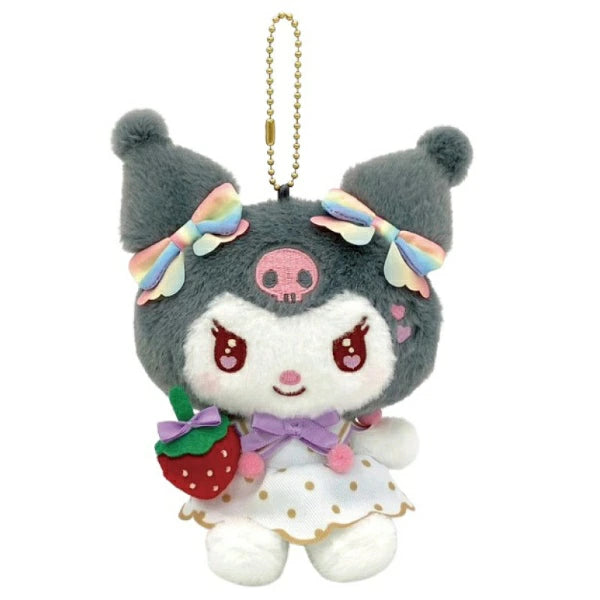 Sanrio Strawberry News 50th Anniversary Plush Keychain