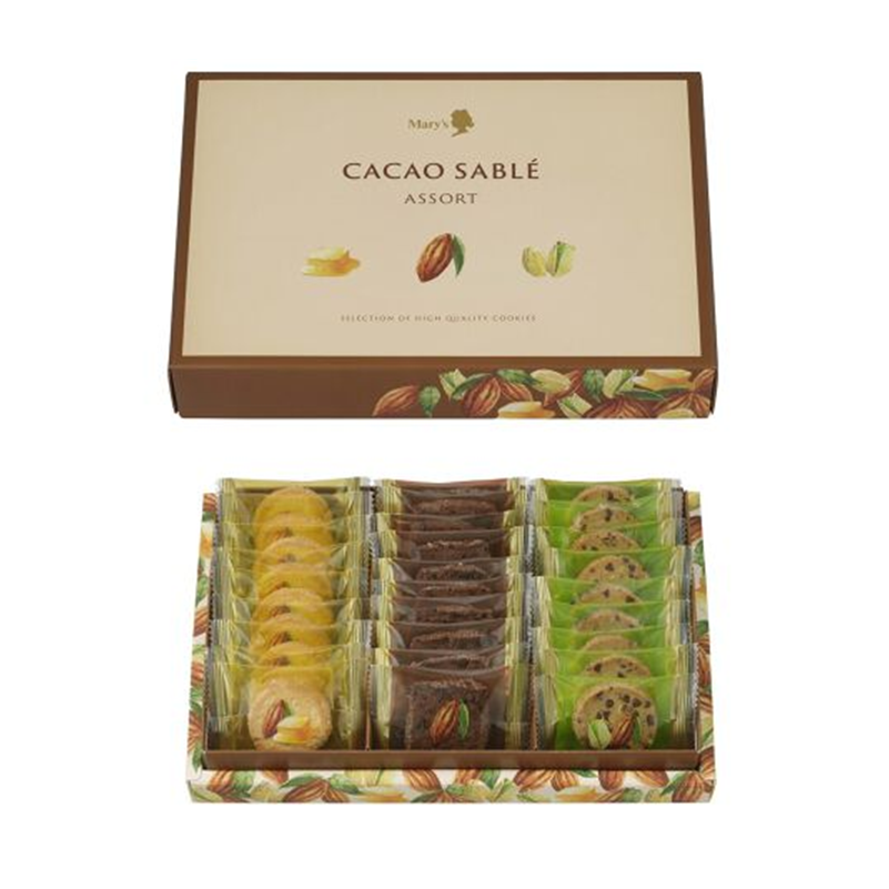 MARY Chocolate Co. Assorted Cocoa Sablé Cookies