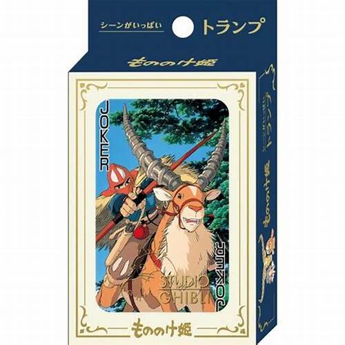 ENSKY Hayao Miyazaki Princess Mononoke Playing Cards