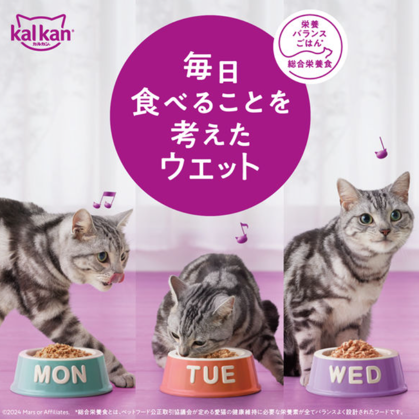KAL KAN Pouch 4 Flavors Tuna, Sea Bream, Crab Stick & Chicken Fillet