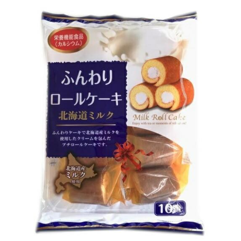 YAMAUCHI Fluffy Roll Cake Hokkaido Milk
