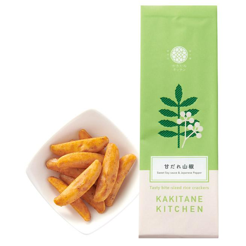 KAKITANE KITCHEN Sweet Soy Sauce & Japanese Pepper Flavor Rice Crackers