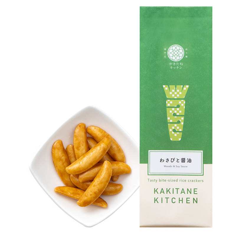 KAKITANE KITCHEN Wasabi Soy Sauce Flavor Rice Crackers